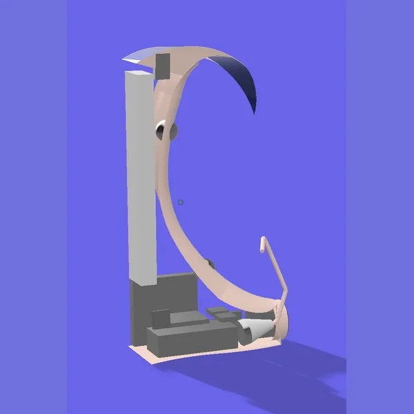 Core earpiece — front three-quarter render